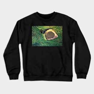 Aerial landscape, Benalla Crewneck Sweatshirt